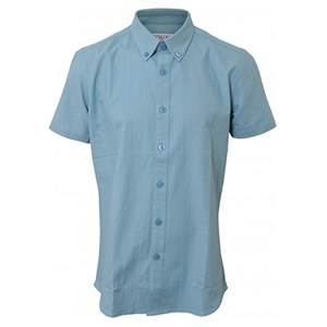 HOUNd - Shirt Button Down SS, Dusty Blue